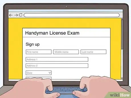 Step 5 Sign up to take an exam.