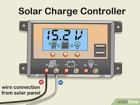 Step 3 Connect your panel to a charge controller.