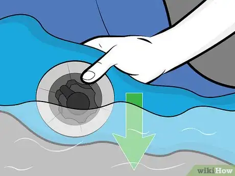 Step 3 Submerge the valve stem in a pool or bathtub filled with water with the valve closed.