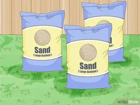 Step 3 Purchase large-grained sand.
