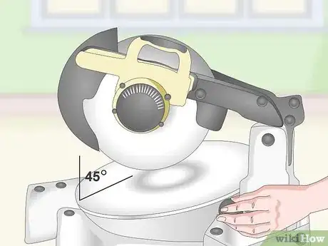 Step 1 Set your miter saw