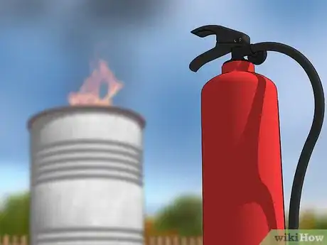 Step 4 Keep a fire extinguisher or water source nearby in case of emergencies.
