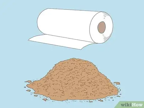 Step 8 Keep paper towels and sawdust handy to contain any spills.