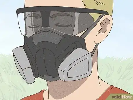 Step 7 Use a respirator to avoid inhaling the fumes.