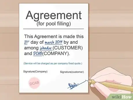 Step 3 Sign a contract and put any requirements in writing.