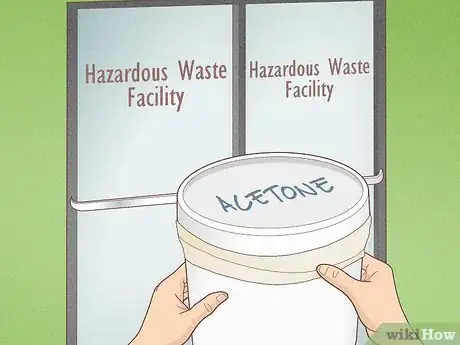 Step 3 Take your soaked rags to a hazardous waste facility.