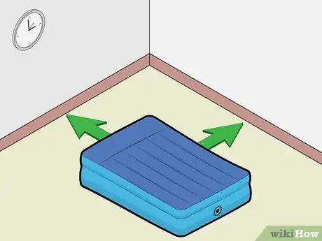 Step 2 Move the air mattress to a place where you have room to maneuver.